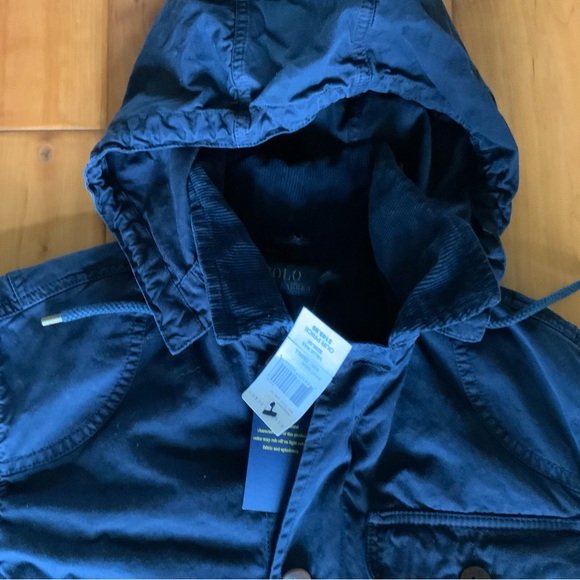 **SOLD** Polo Ralph Lauren Aviat navy blue utility jacket size S NWT - Picture 2 of 7